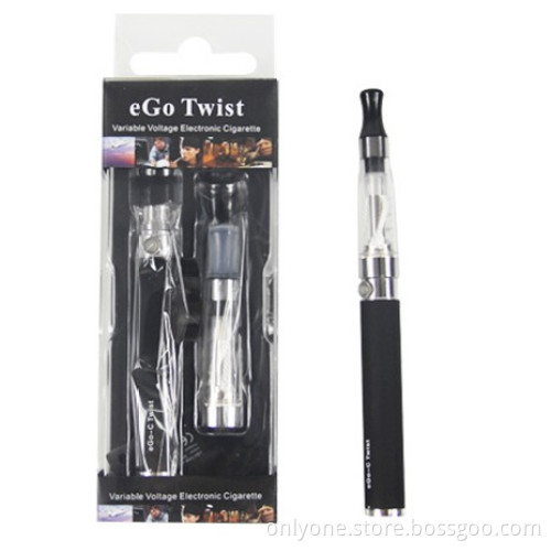 1.6ml CE4 Clearomizer EGO-C Twist Blister with Ajustable Votage at The Battery Bottom